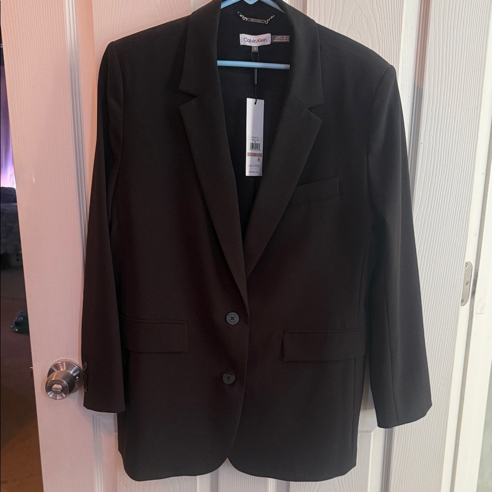 Calvin Klein Women's Black Blazer
